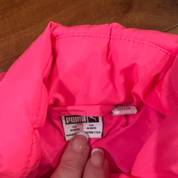 Puma Vibrant Pink Quilted Vest - LIKE NEW - Picture 3 of 6